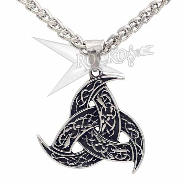 Triple Horn Viking Necklace