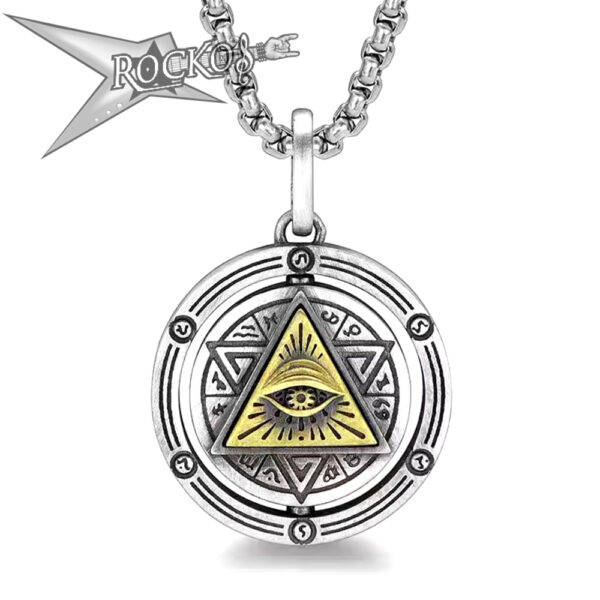 Mystic Triangle Eye Necklace