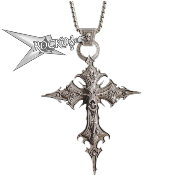 Skeleton Cross Necklace