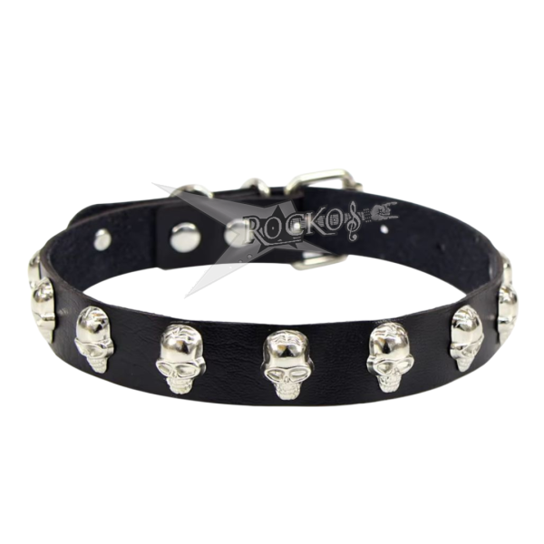 SKELETON CHOCKER PU LEATHER
