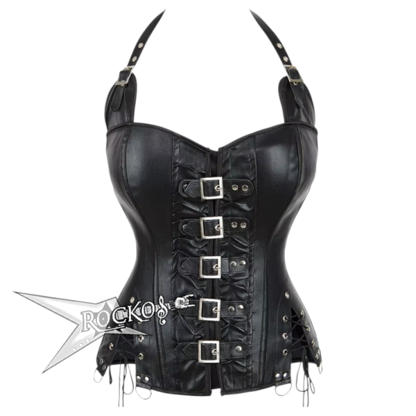 LEATHER CORSET TOP