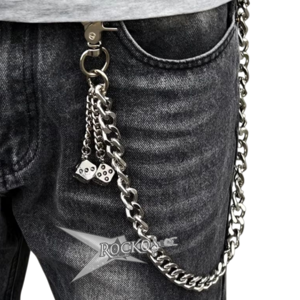 DICE PENDANT WALLET CHAIN