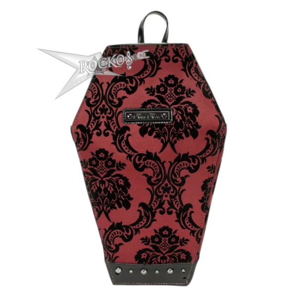 DAMASK COFFIN BACKPACK (RED)