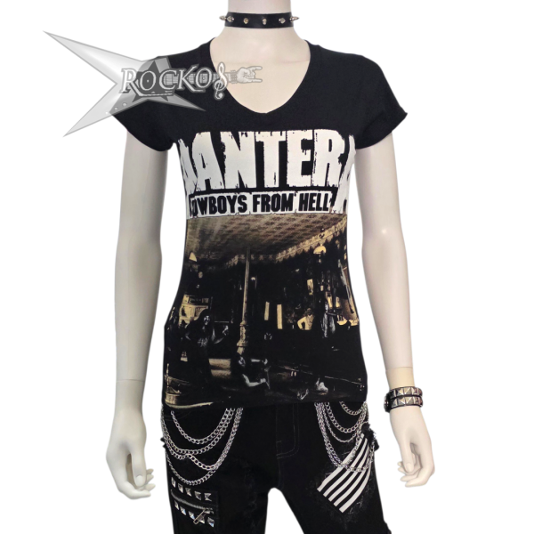 PANTERA - COWBOYS FROM HELL(WOMEN'S T-SHIRT) PRINTED