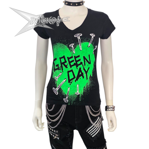 GREEN DAY (Women's T-Shirt) Printed