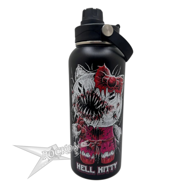 Hell Kitty 32 Oz Water Bottle