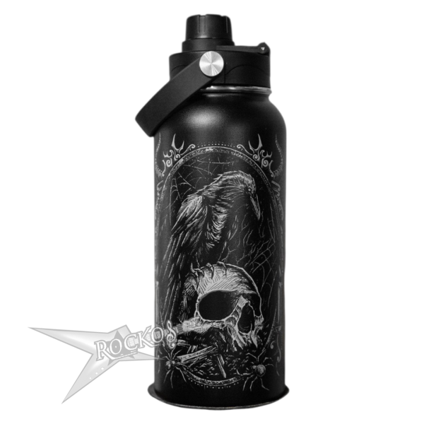 Death Raven 32 Oz Water Bottle