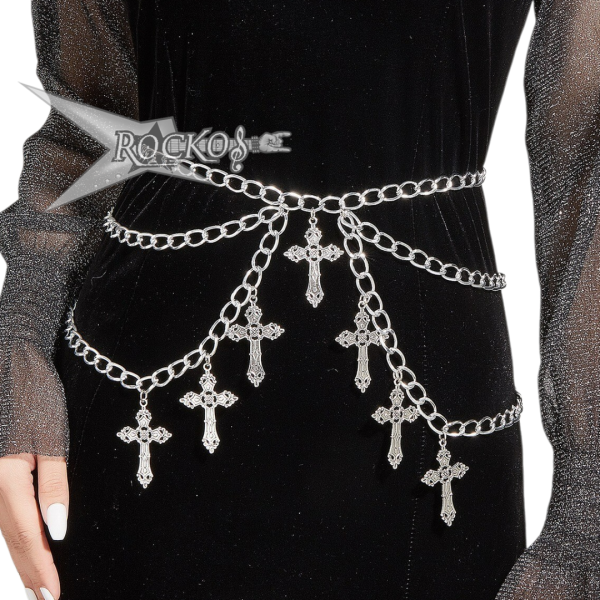 SMALL MULTI CROSS CHAIN BELT-HARNESS (Copy)