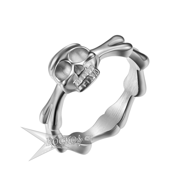 SKULL TITANIUM STEEL RING