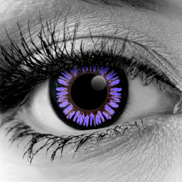 COLOR MAX VIOLET CONTACT LENSES-Gothika