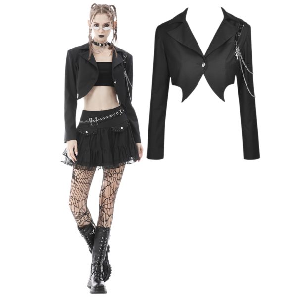 DEVIL MAGIC SEXY CROP JACKET (Dark in Love)