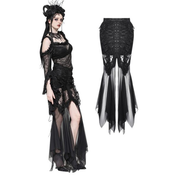 GOTHIC LACE AND MESH MERMAID (Dark in Love)