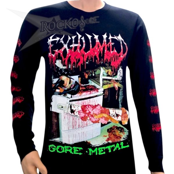 EXHUMED-Gore Metal-LONG SLEEVE (PRINTED)