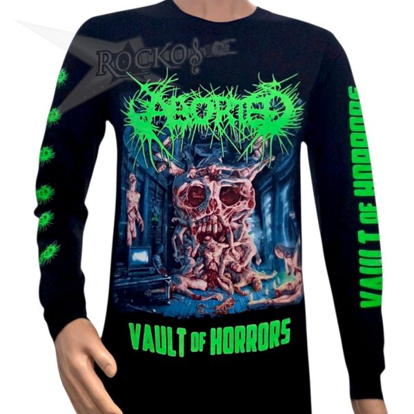 ABORTED-Vault of Horrors-LONG SLEEVE (PRINTED)