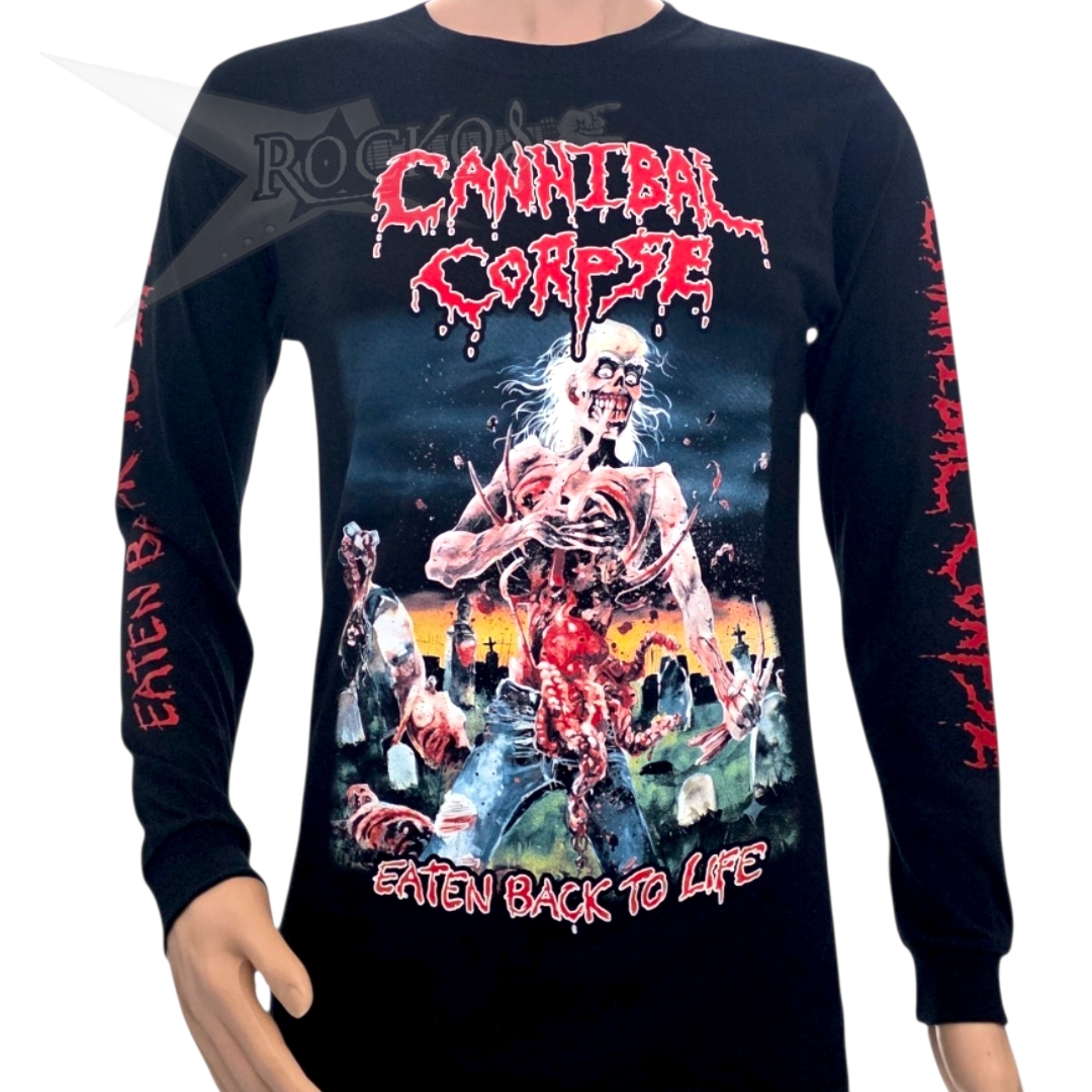 CANNIBAL CORPSE-Eaten Back to' Life-LONG SLEEVE (PRINTED)
