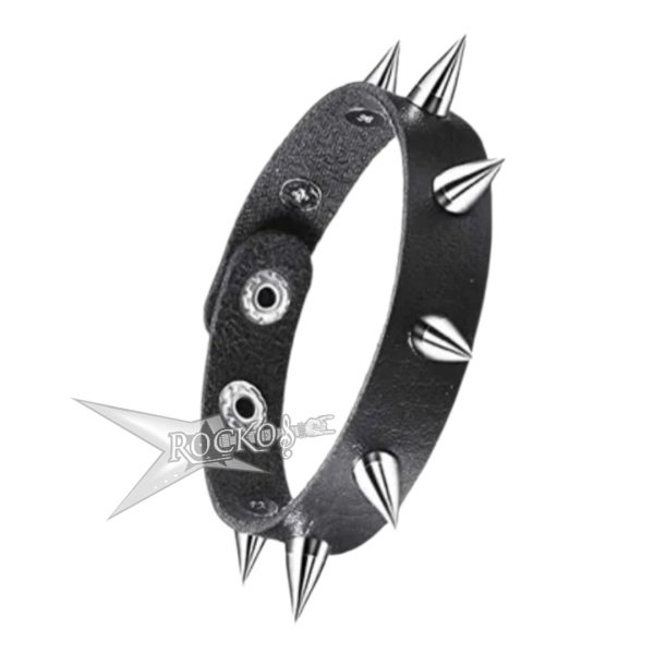 PU LEATHER BRACELETS SPIKE RIVETS