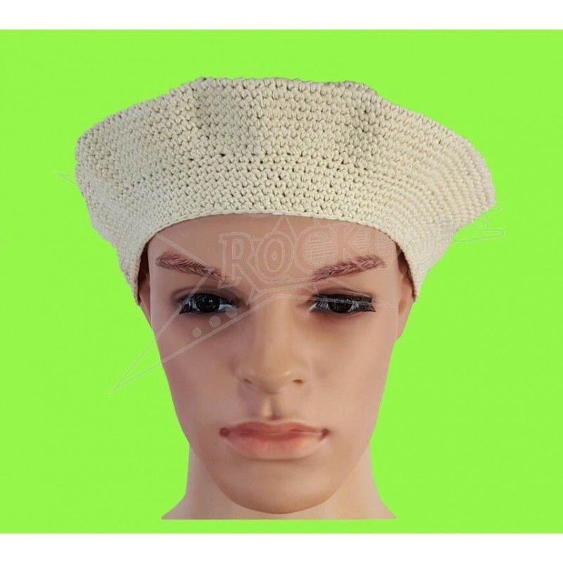 Crochet - Beige Beret Hat