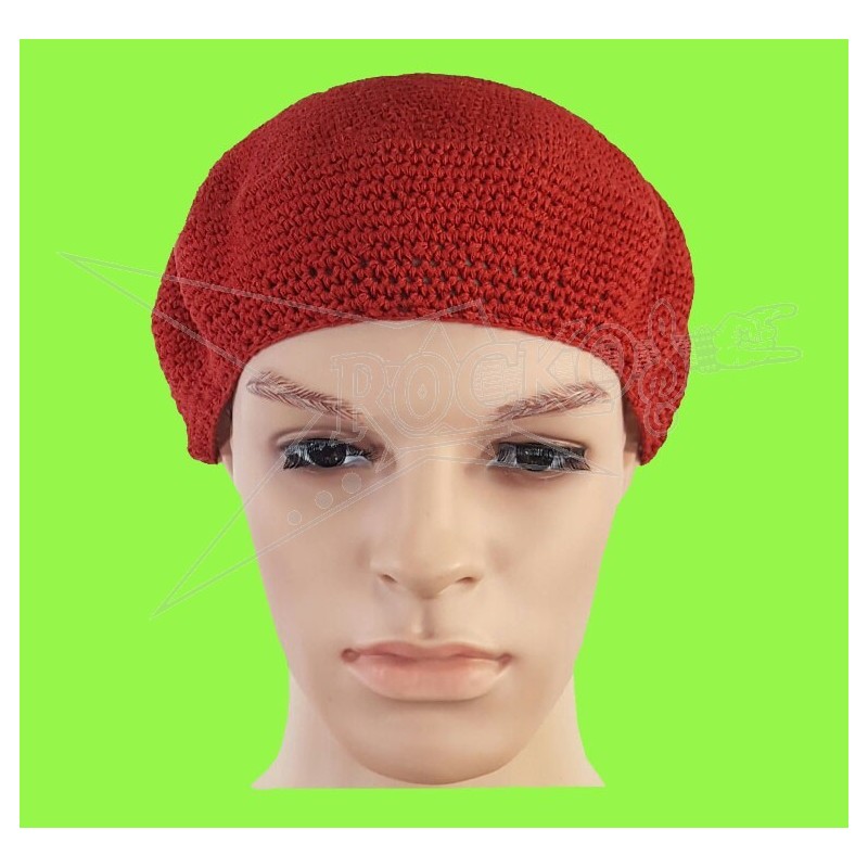 Crochet - Red Beret Hat