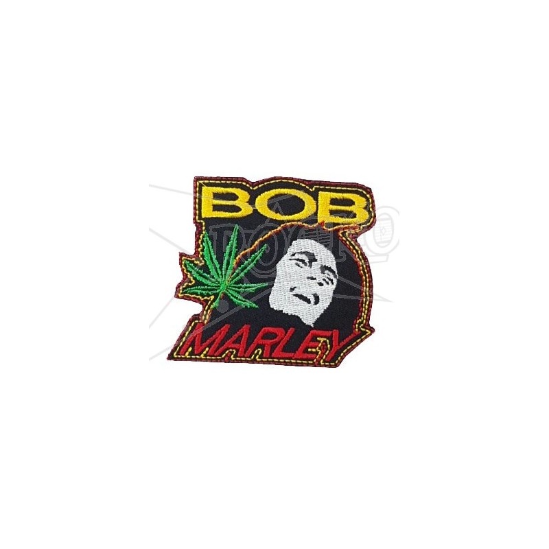 Bob Marley Embroidered Adhesivee Patch