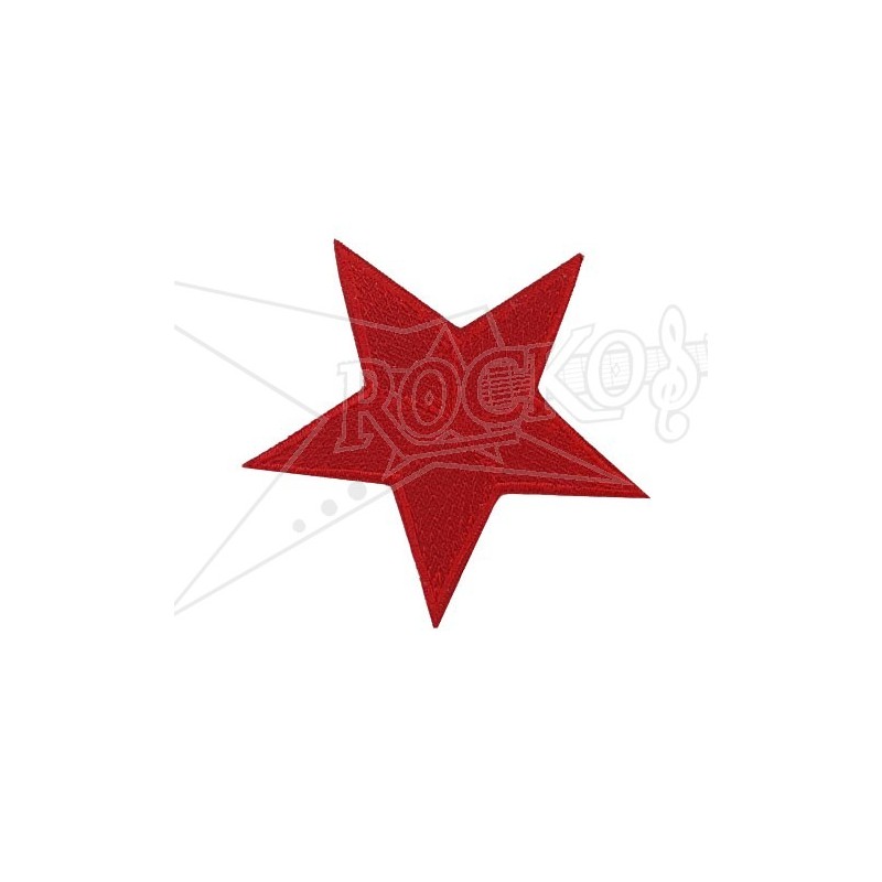 Red  Star Embroidered Patch